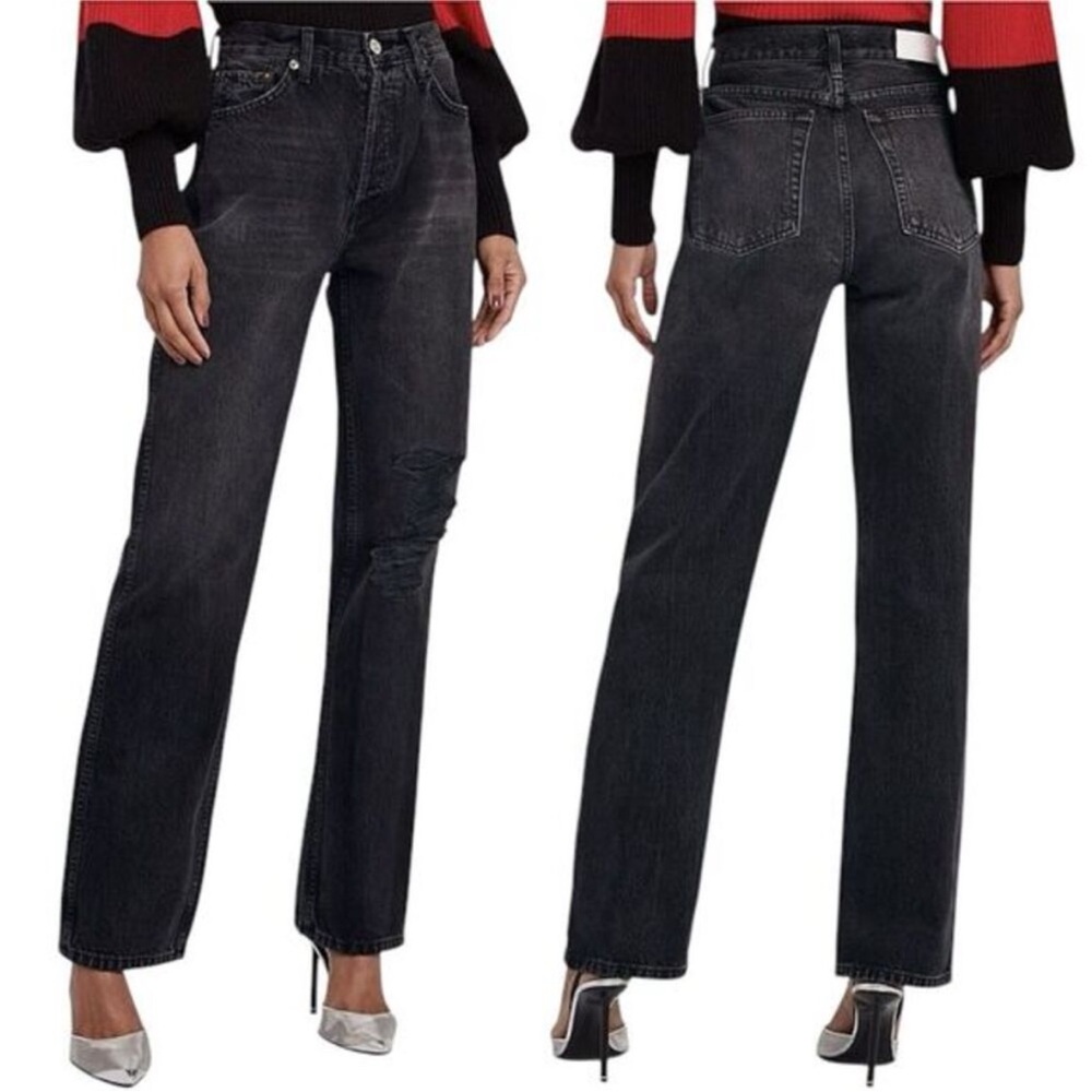 Originals High Rise Loose Straight in Worn In Black
RE/DONE 90s